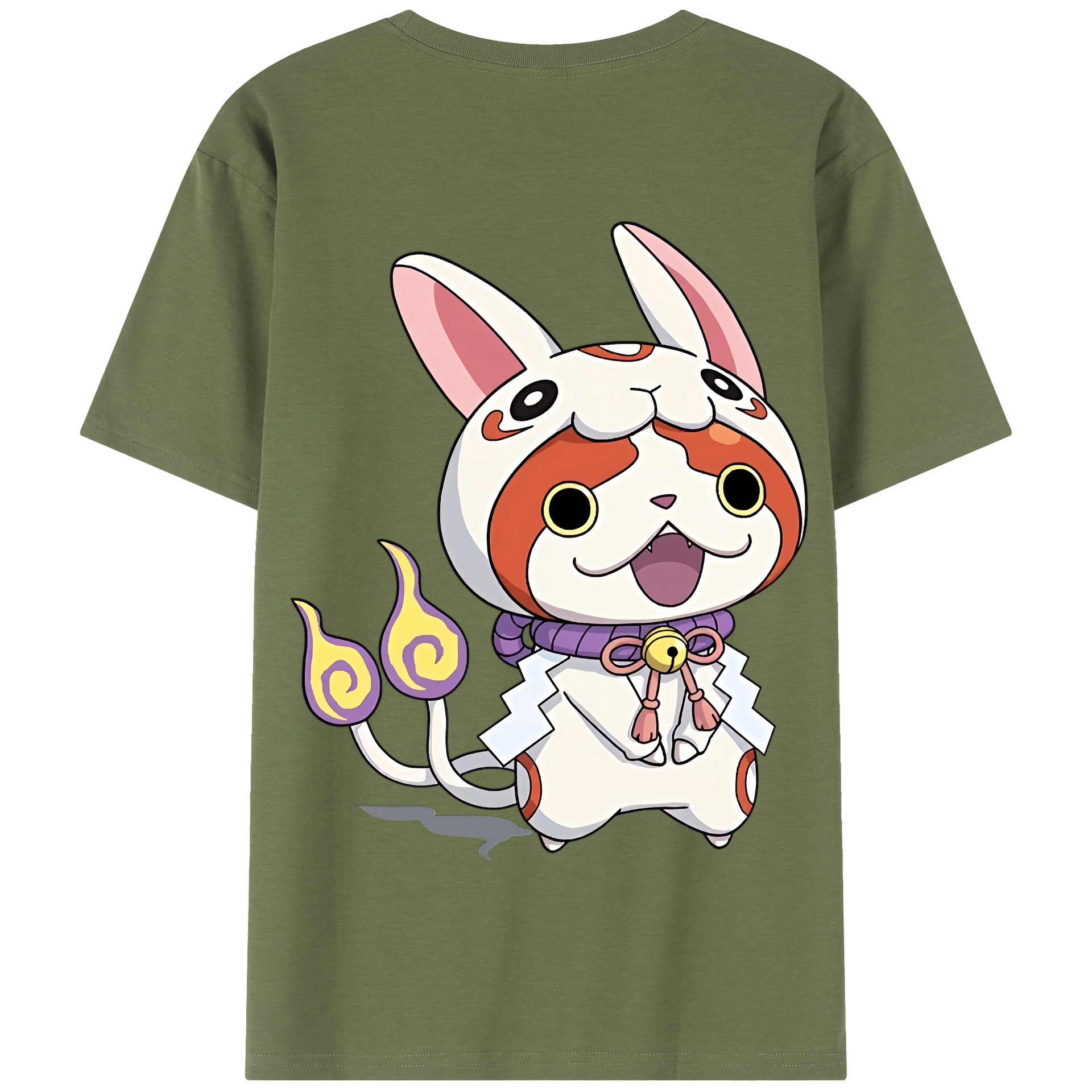 （画像用） 妖怪ウォッチ Yo-kai Watch 綿100％半袖Tシャツ（背面プリント）